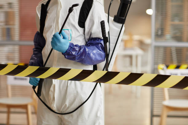 Professional Crime Scene Cleanup technician working in North Franklin, CT